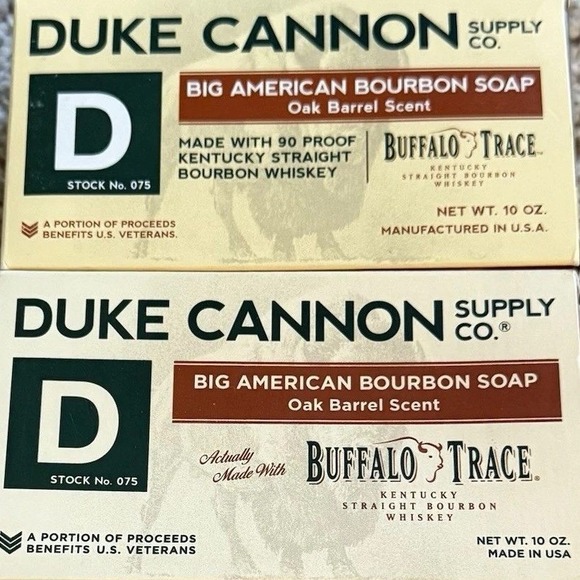 Duke Cannon Supply Co Big American Bourbon Soap Oak Barrel Scent Buffalo Trace - Picture 2 of 3